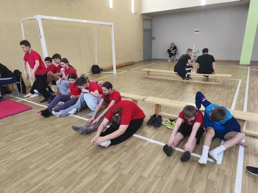 Президентские состязания среди 6 классов.