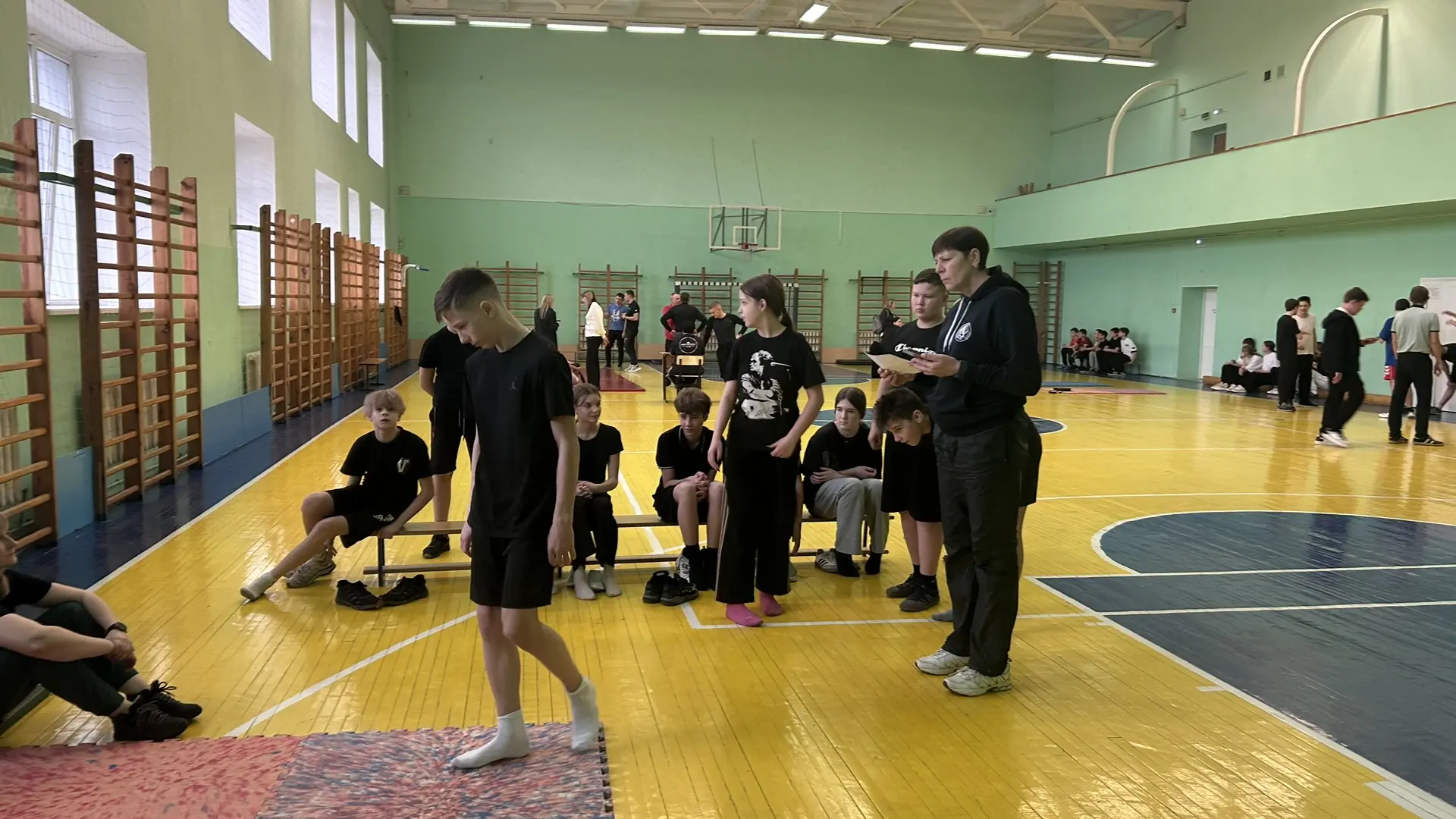 Президентские состязания среди 7 классов.